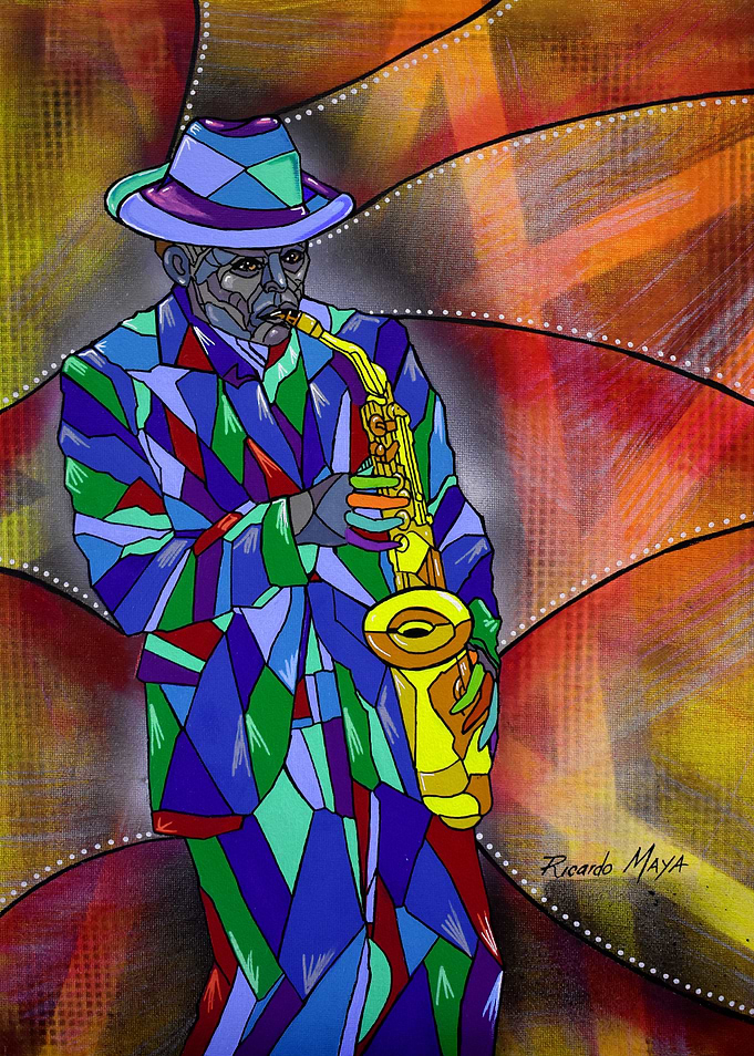 Street Jazz Musician