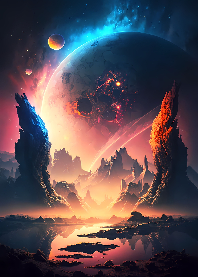 Element Planet Landscape