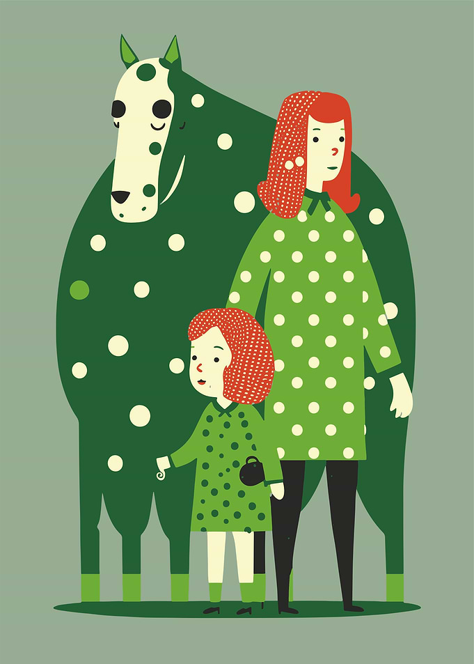 Polka dot Horse