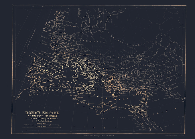 Roman empire European map