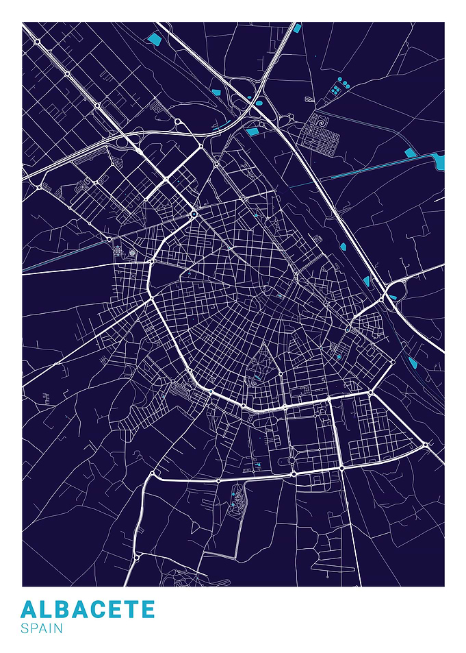 Albacete City Map
