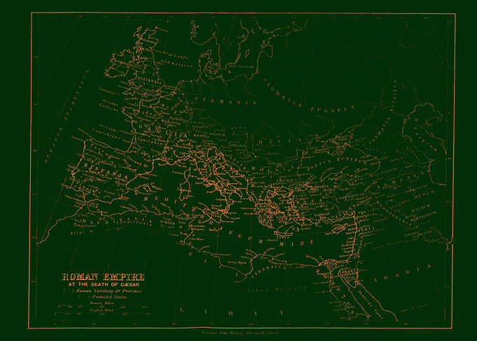 Roman empire Europe map