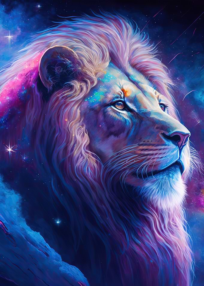 Lion neon