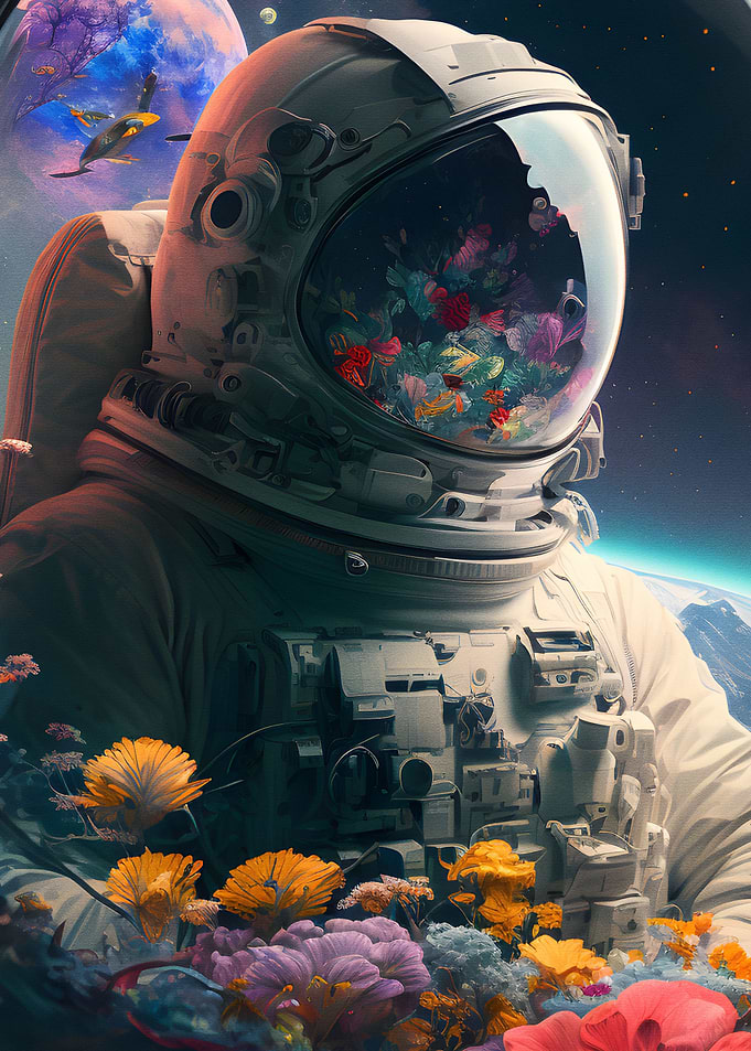 Astronaut Flowers