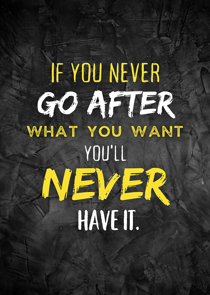 Go After What You Want