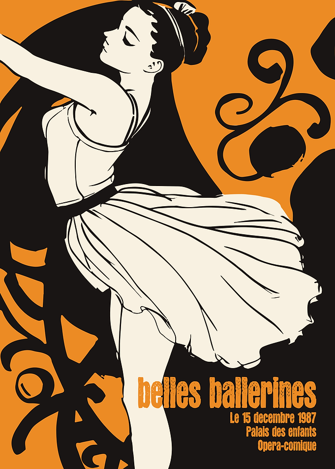 Vintage Ballet Poster