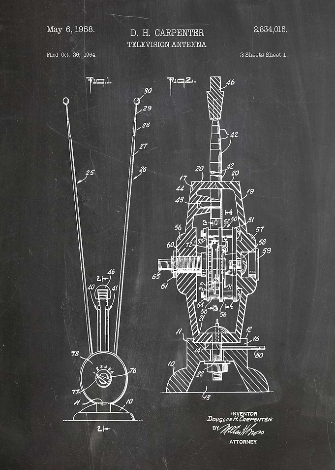television antenna patent