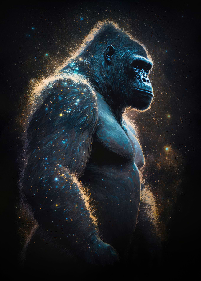 Gorilla Art Style 8