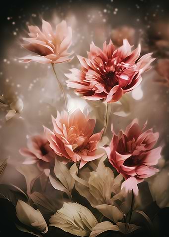 Bouquet of red flowers