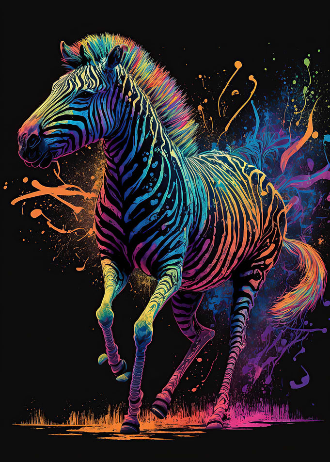 Zebra astronaut