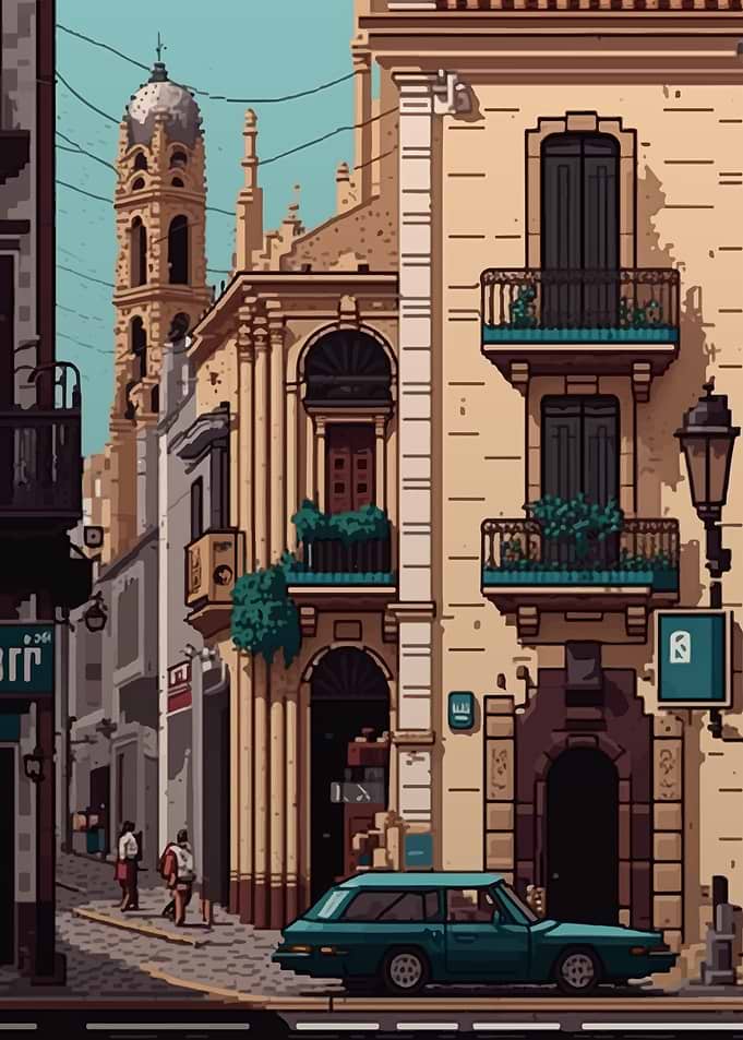 Jerez 02 Pixel art