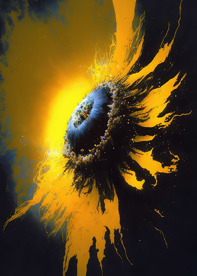 Universe sunflower