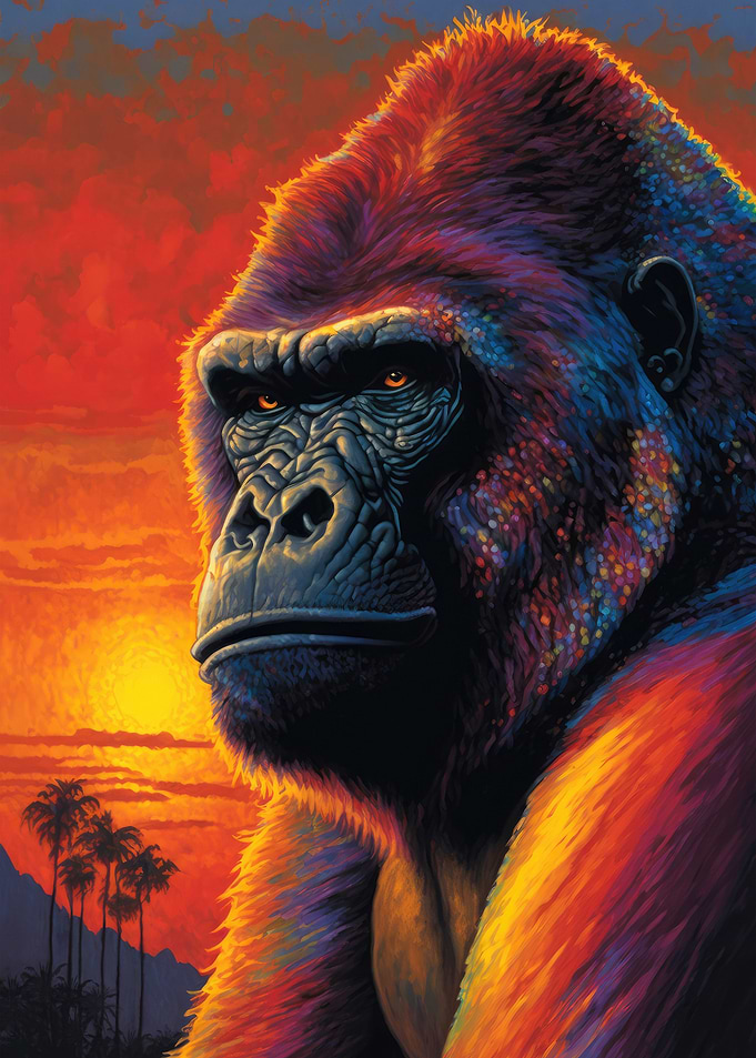 Gorilla Art Style 4