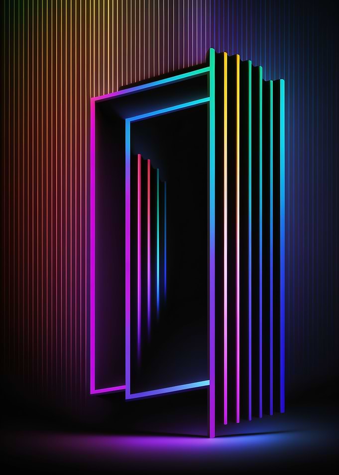 neon squares