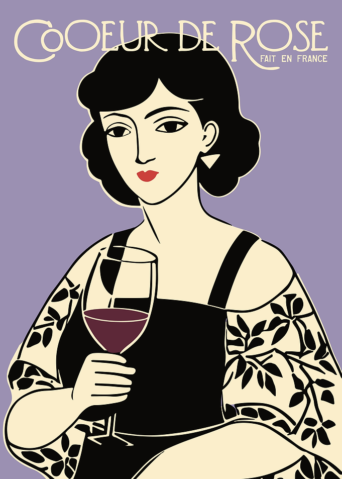 French Wine Poster