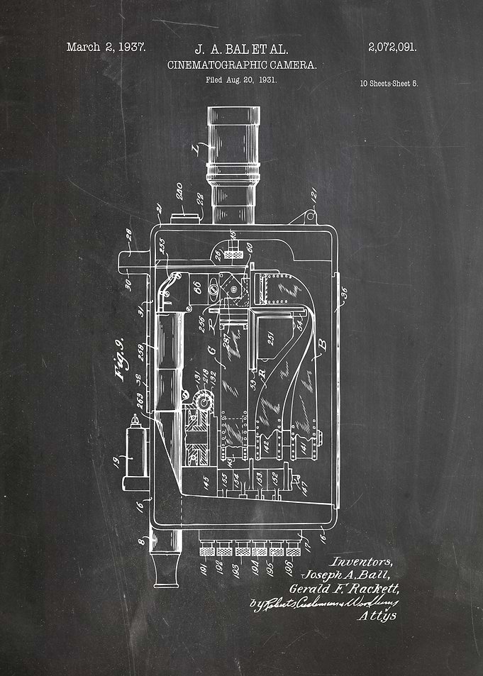 Cinematic camera patent