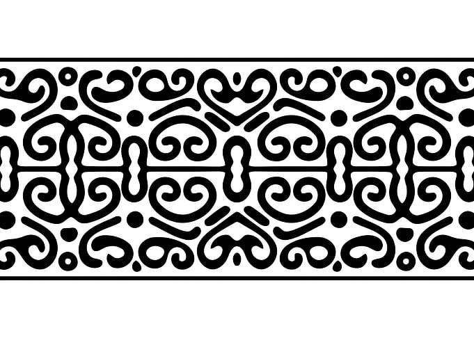 Divider curly lines inside