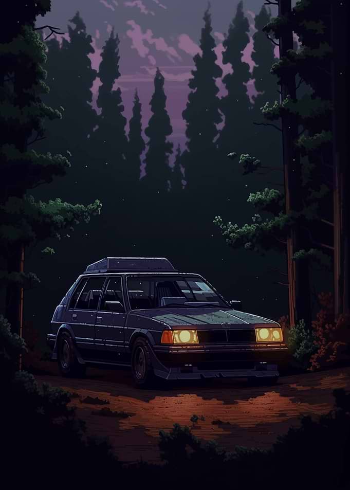Toyota illustration car