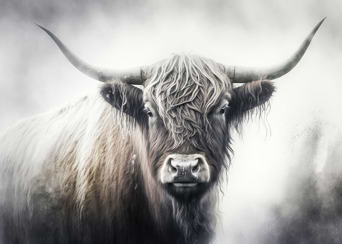 Highland Cattle Portrait