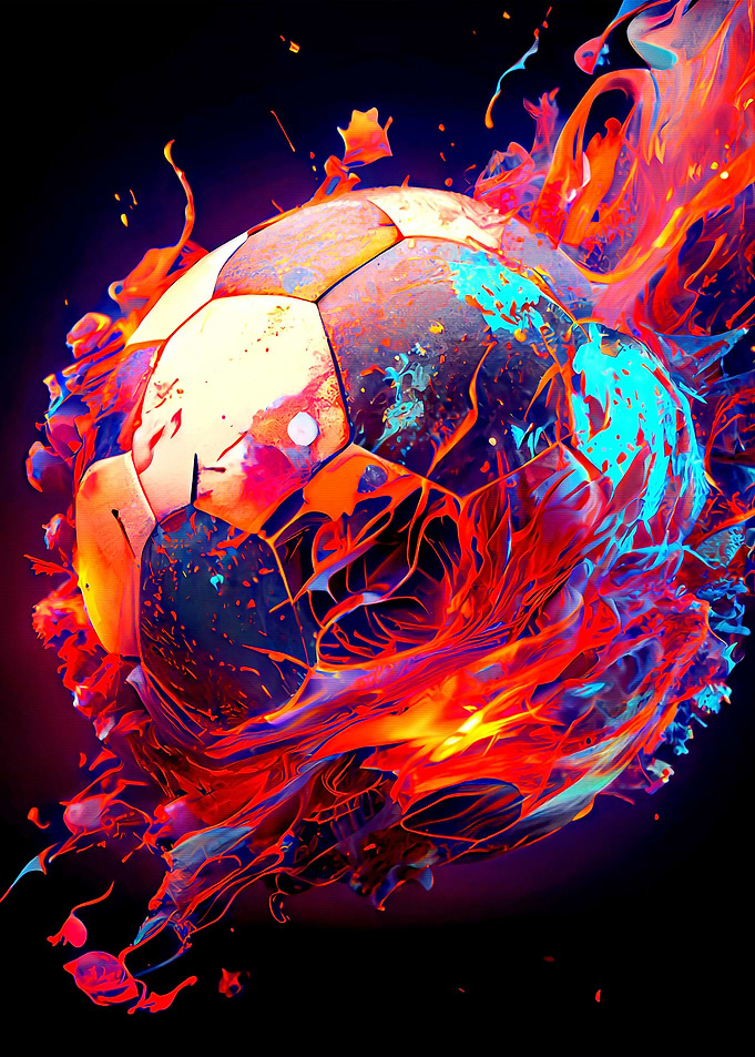 Soccer Colorful