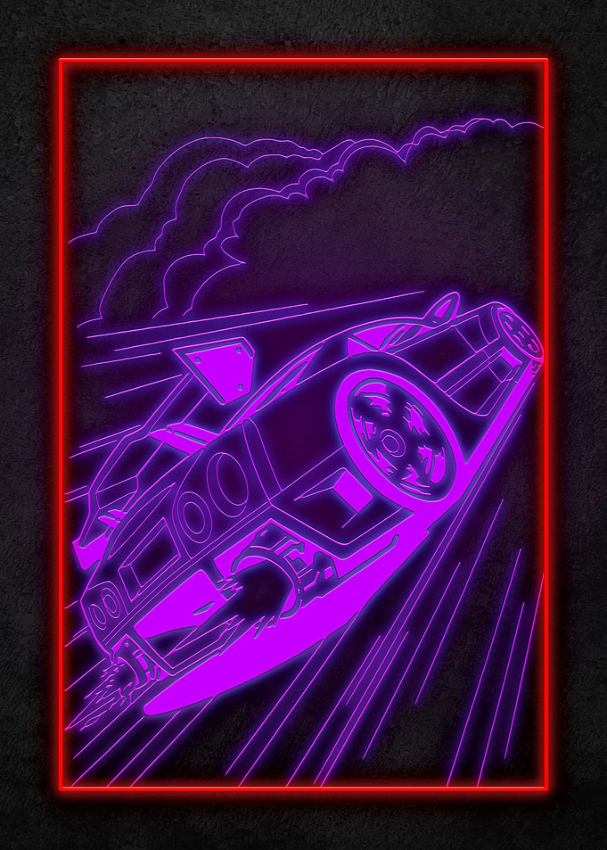 Neon Car