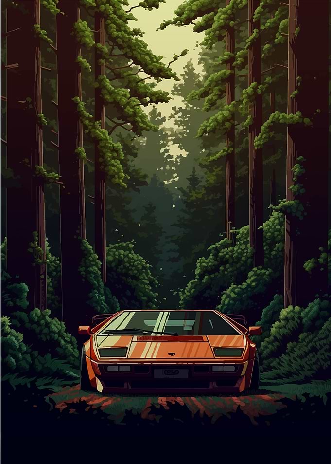 Lamborghini illustration