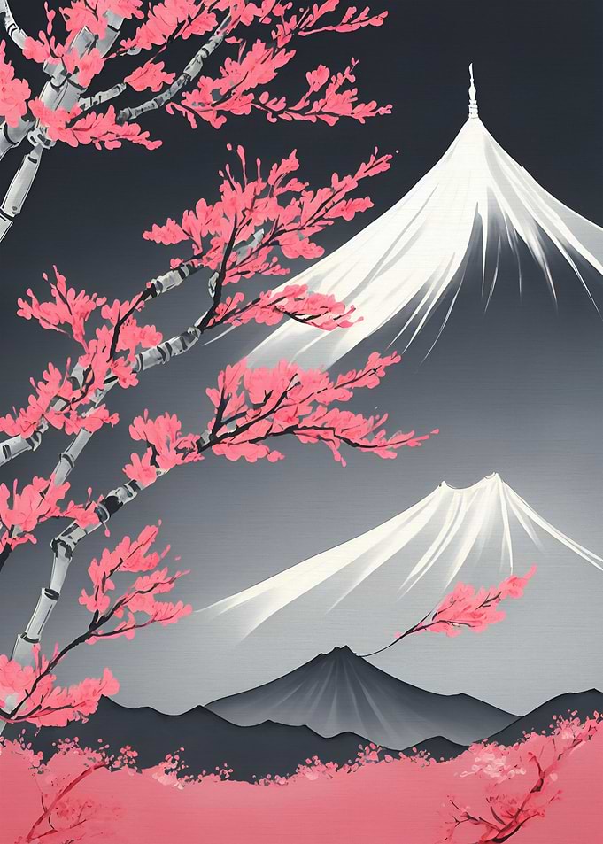 Japanese Ink Wash Painting