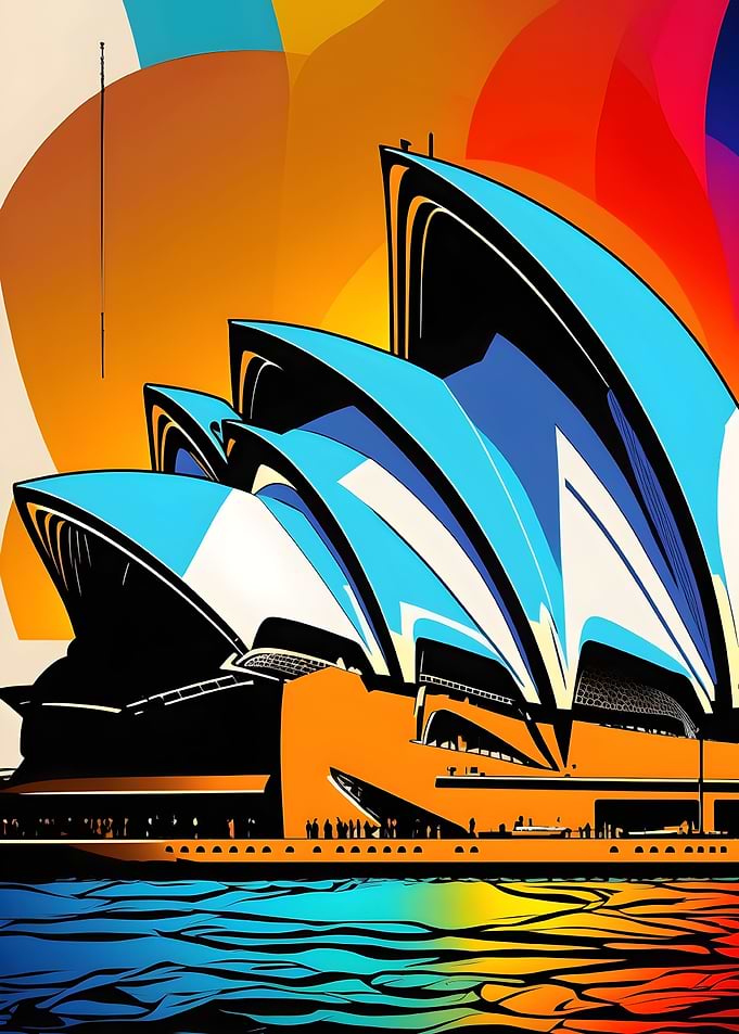 Opera Sydney Pop Art