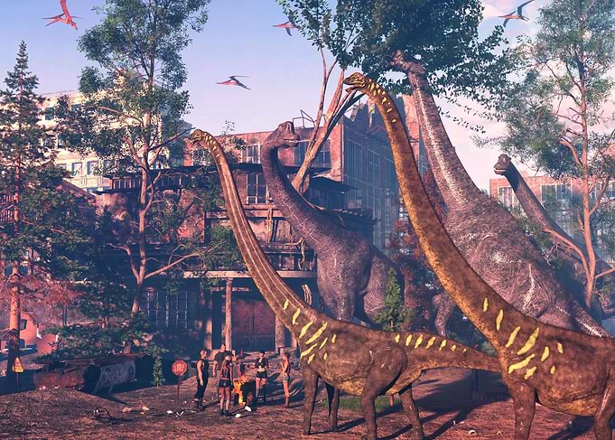 Brachiasaurus dinosaurs