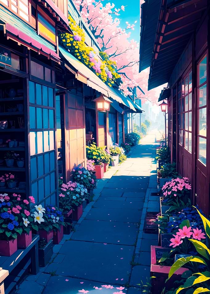 Cosy Pastel Street