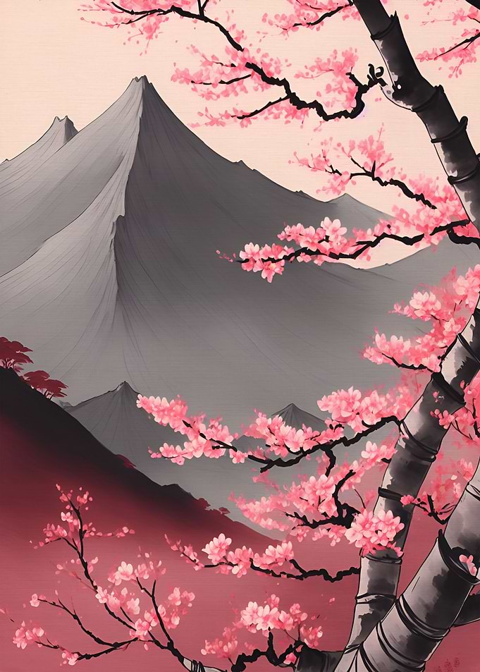 Japanese Ink Wash Painting