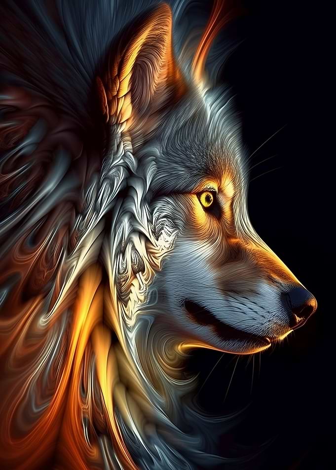 Abstract Wolf