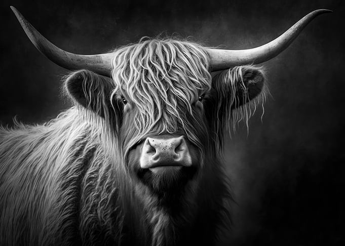 Highland Cattle Dark