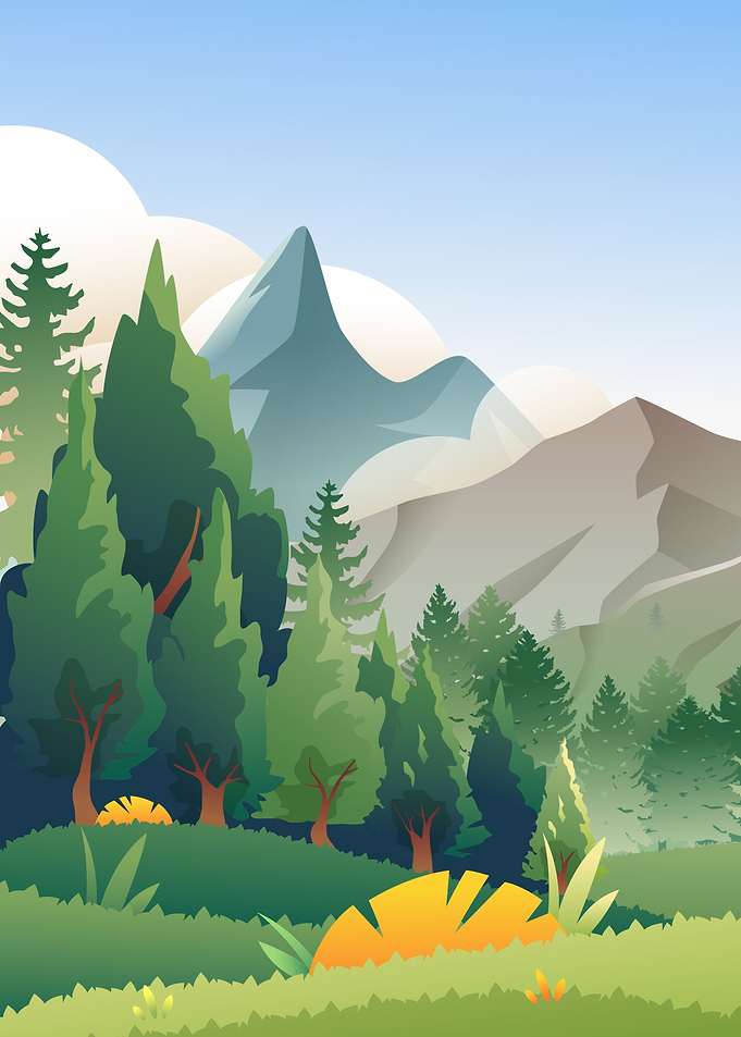GREEN FOREST LANDSCAPE