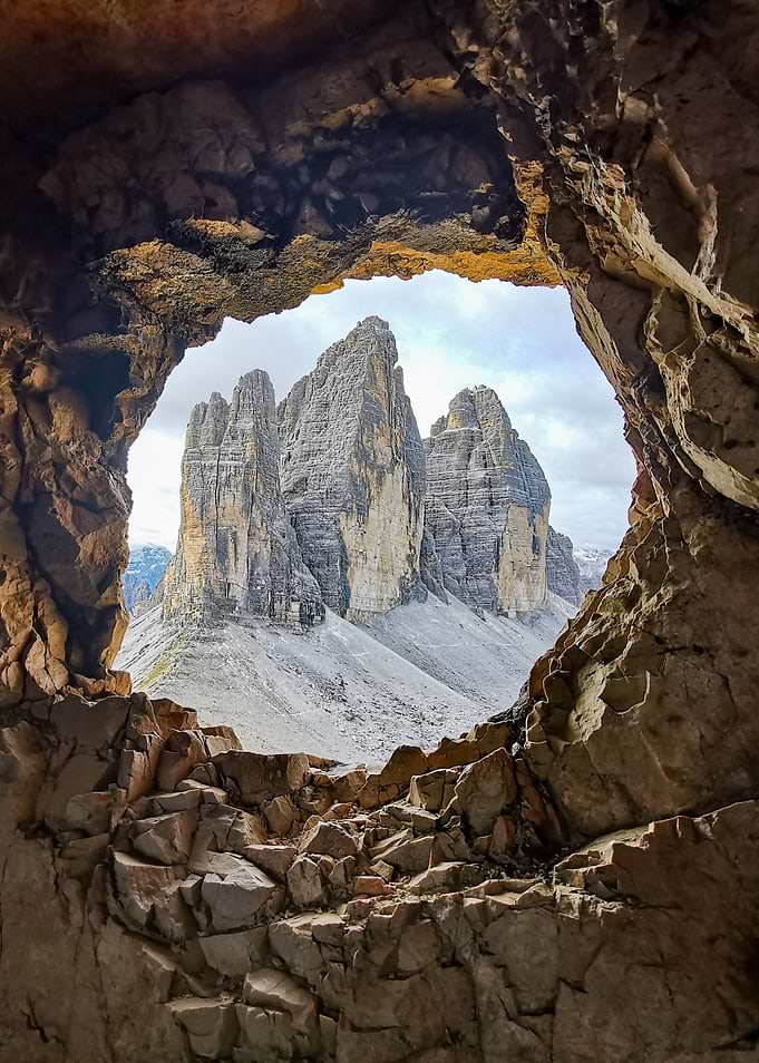 mountains and caves