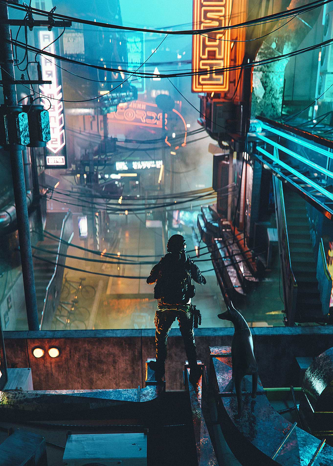 Cyberpunk Overlook