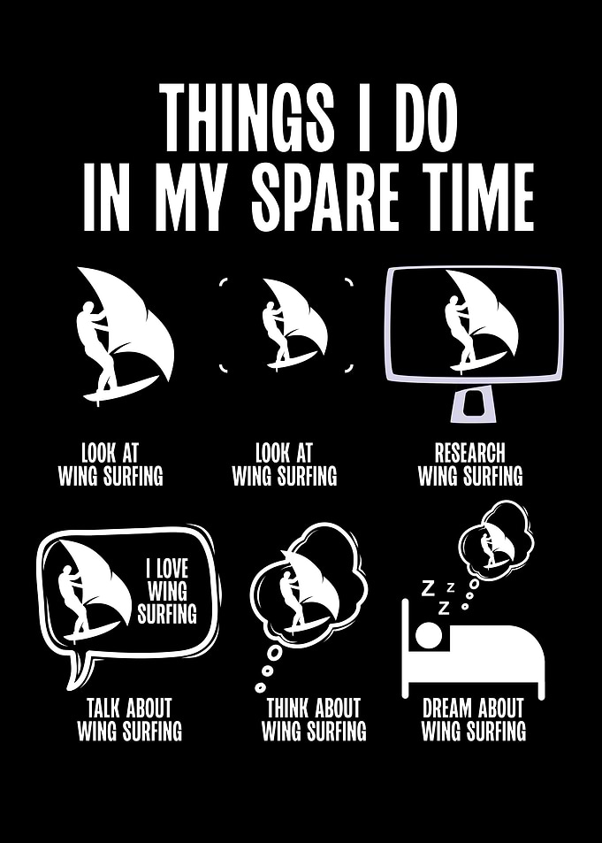In my spare time I do wing
