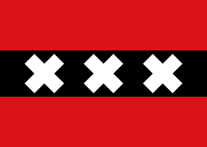 Amsterdam City Flag