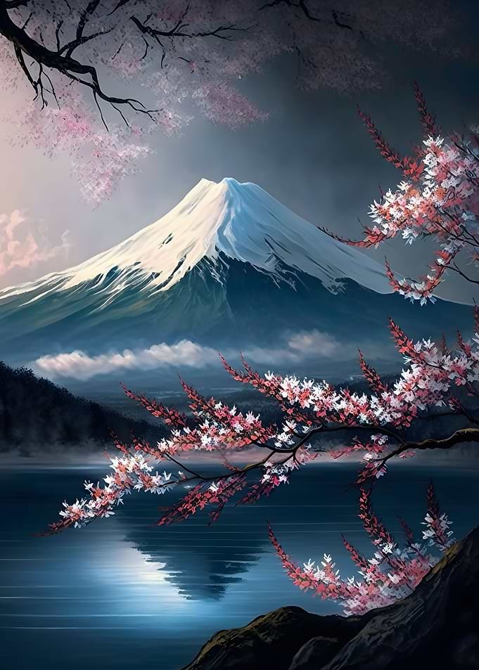Mount Fuji Cherry Blossom