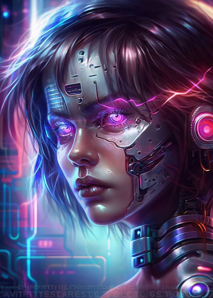 T 1000 Robot girl