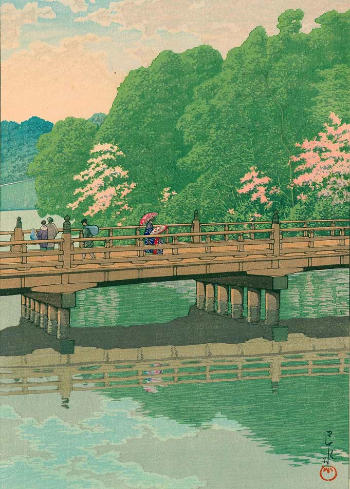 Benkei Bridge Hasui Kawase
