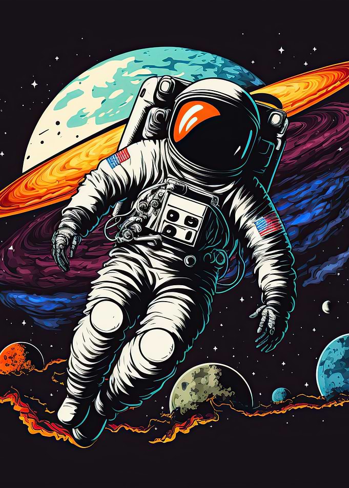 Astronaut in space