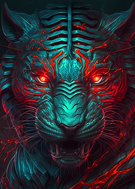 Blue monster tiger