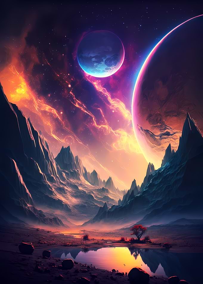 Space Fantasy Landscape