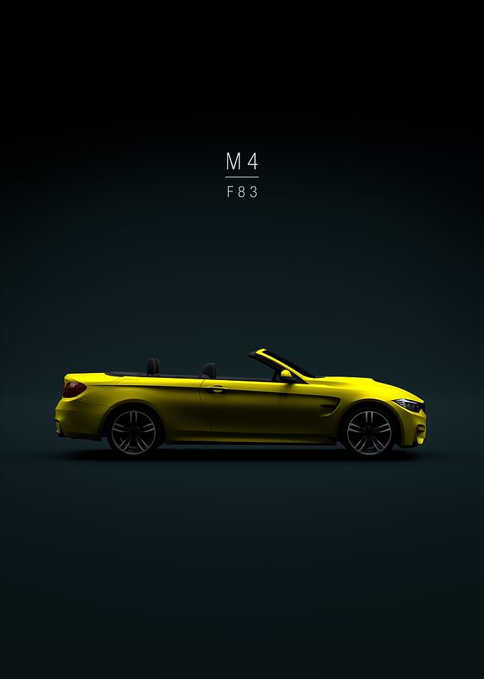 2014 BMW M4 F83 Yellow
