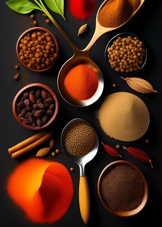 Spices Food and Kitchen