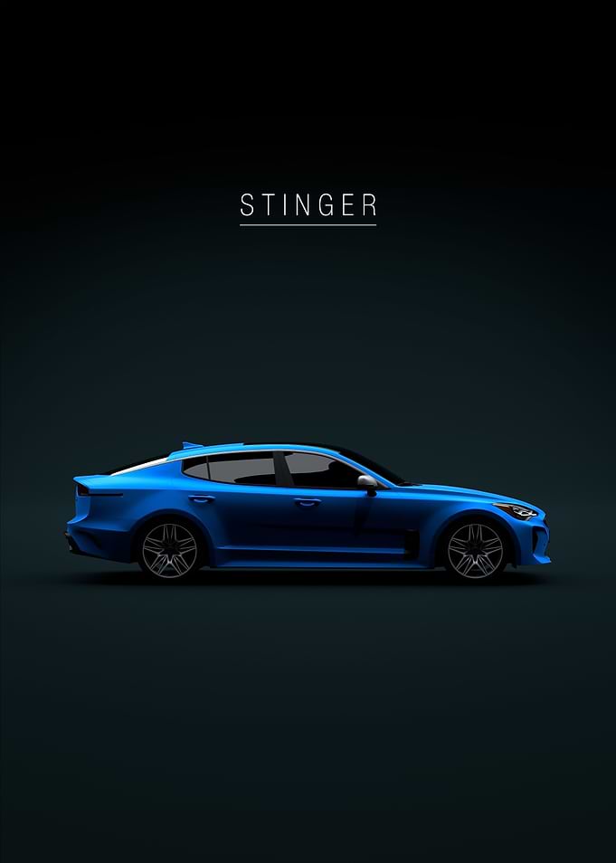 2022 Kia Stinger GT Blue