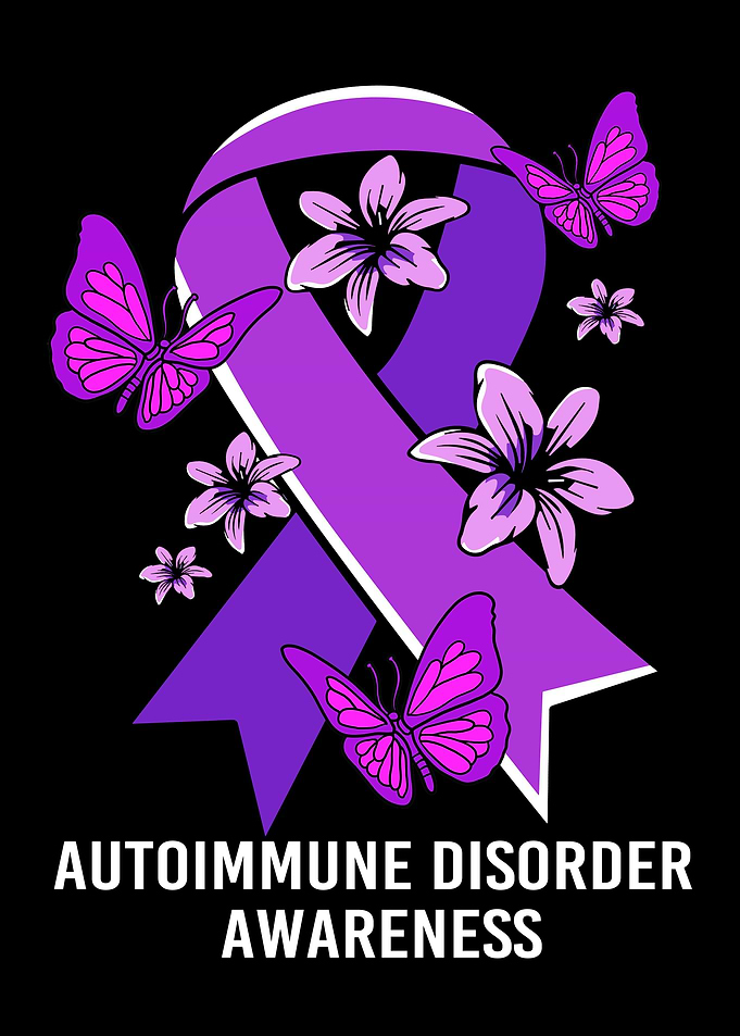 Purple Butterfly Ribbon