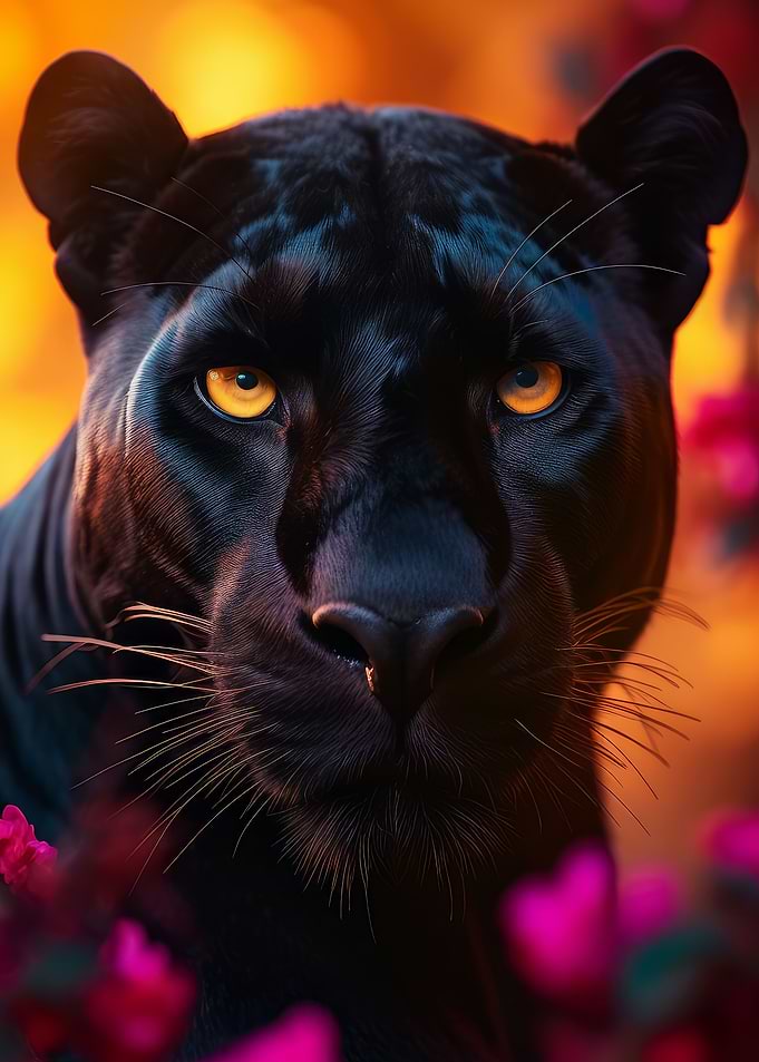 Colorful Black Panther