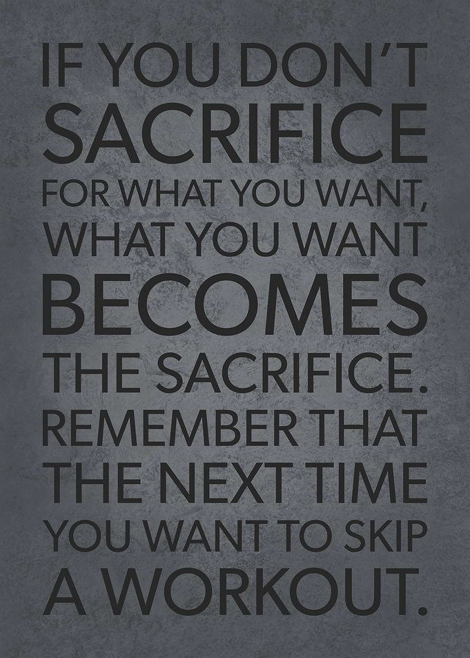 Sacrifice vs What You Want